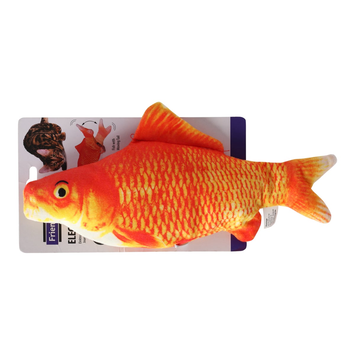 Kattenspeeltje bewegende vis Flounder 30cm Kattenspeeltje bewegende vis Flounder 30cm