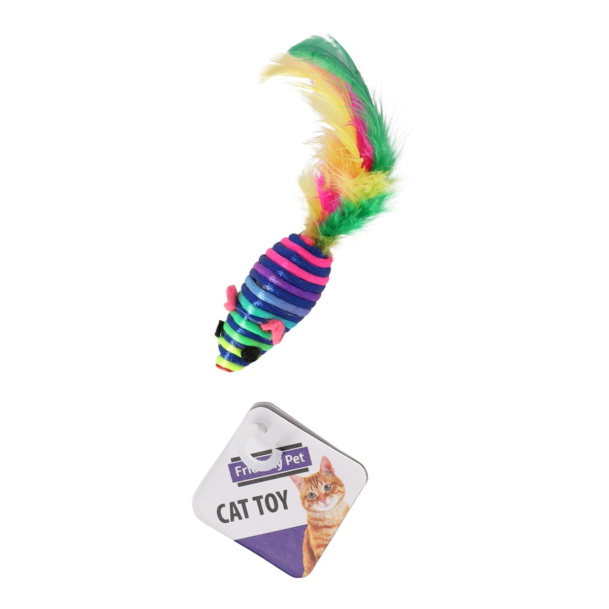 Kattenspeeltje muis Babby 5cm assorti Kattenspeeltje muis Babby 5cm assorti