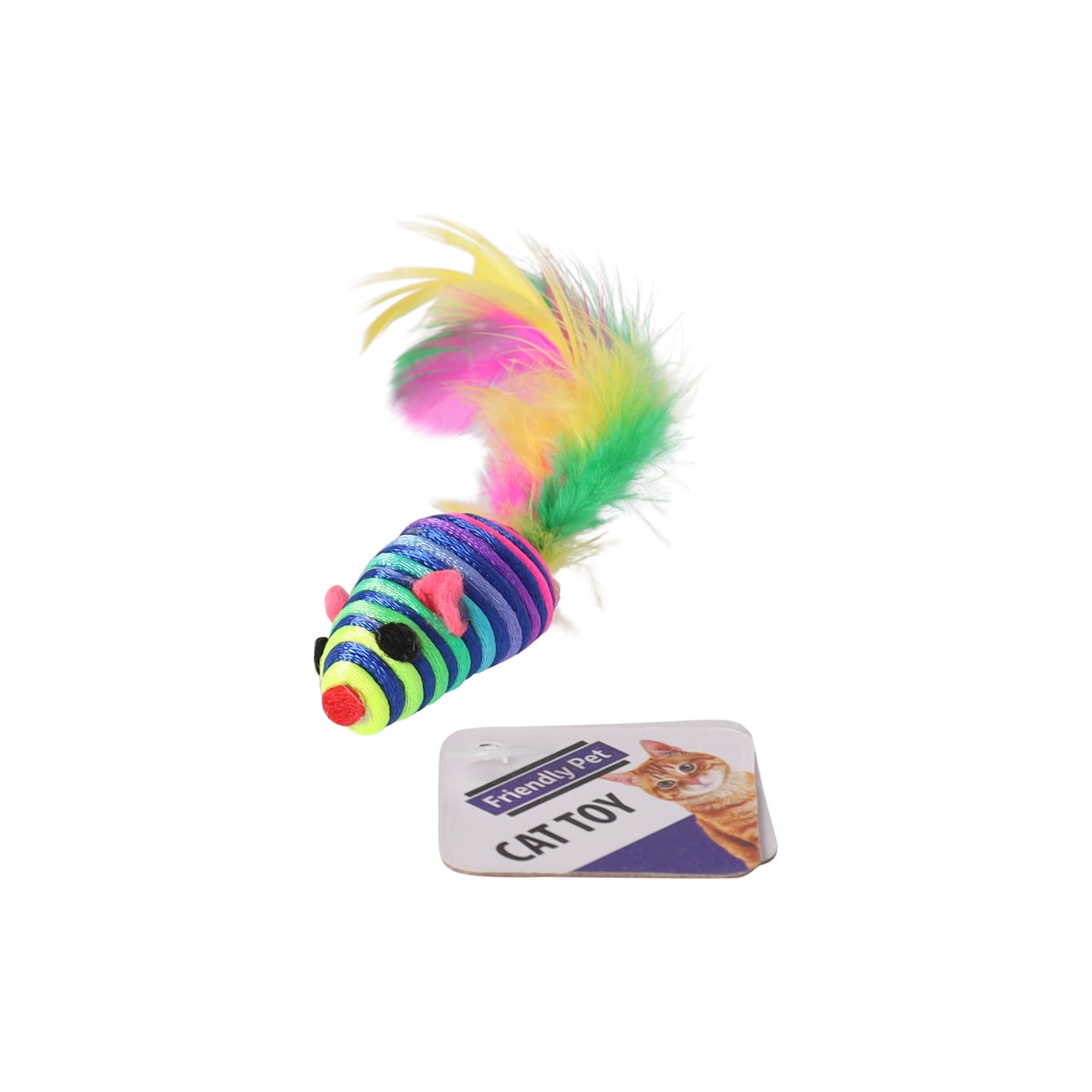 Kattenspeeltje muis Babby 5cm assorti Kattenspeeltje muis Babby 5cm assorti