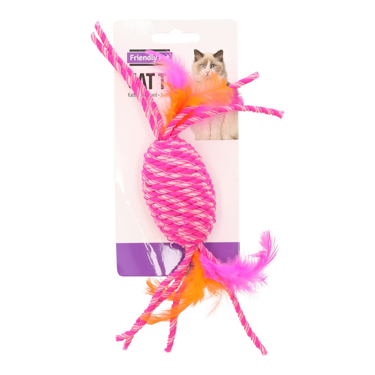 Kattenspeeltje roller Bibi roze 29cm Kattenspeeltje roller Bibi roze 29cm