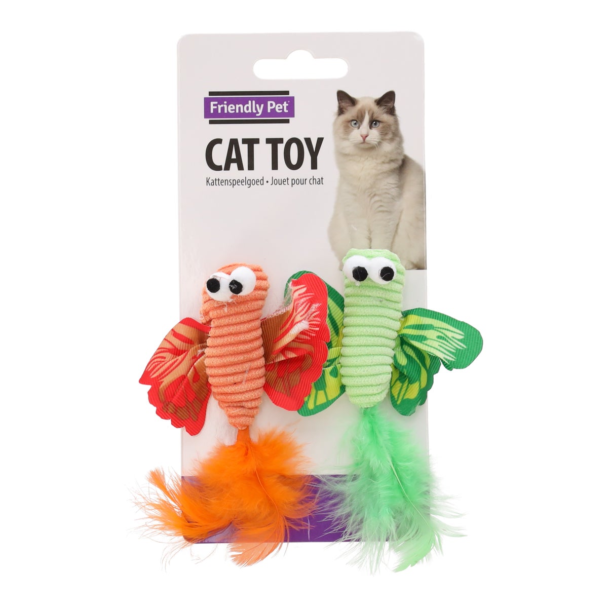 Kattenspeeltje vlinder 17cm Kattenspeeltje vlinder 17cm