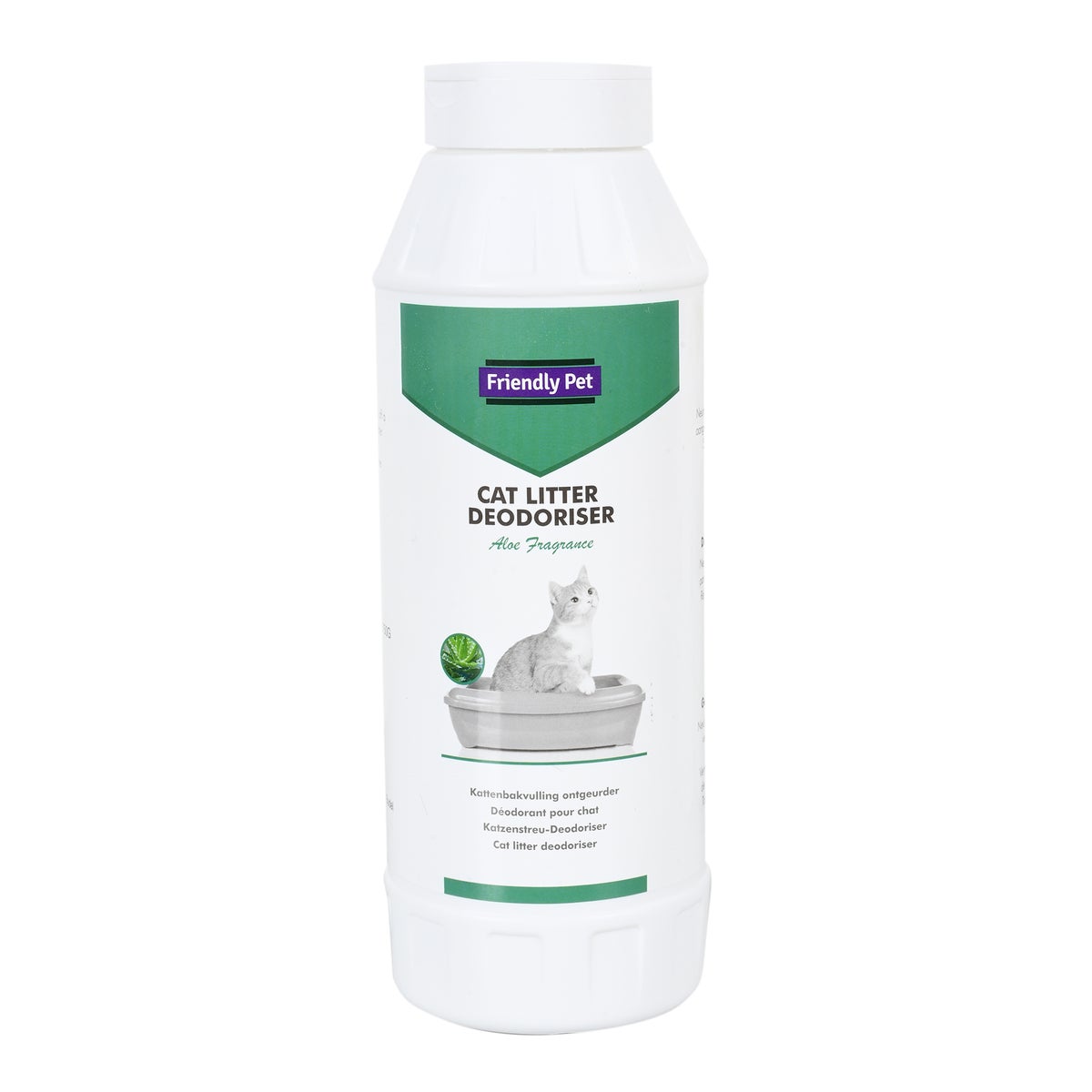 Kattenbak deo aloe vera 750G Kattenbak deo aloe vera 750G