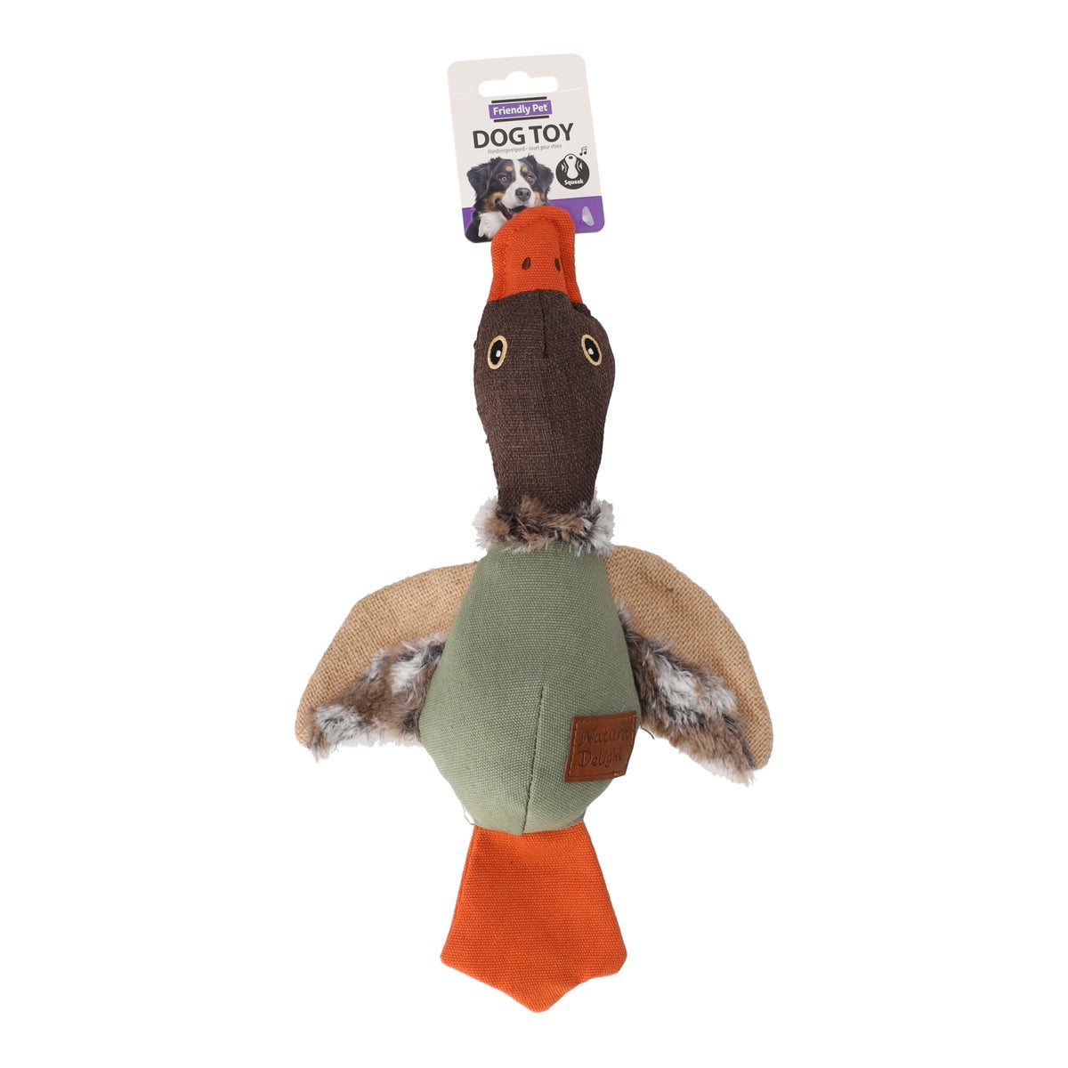 Hondenspeelgoed nature eend 35cm Hondenspeelgoed nature eend 35cm