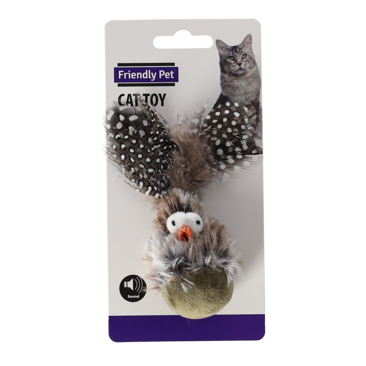 Kattenspeeltje nature wobbler 11cm Kattenspeeltje nature wobbler 11cm