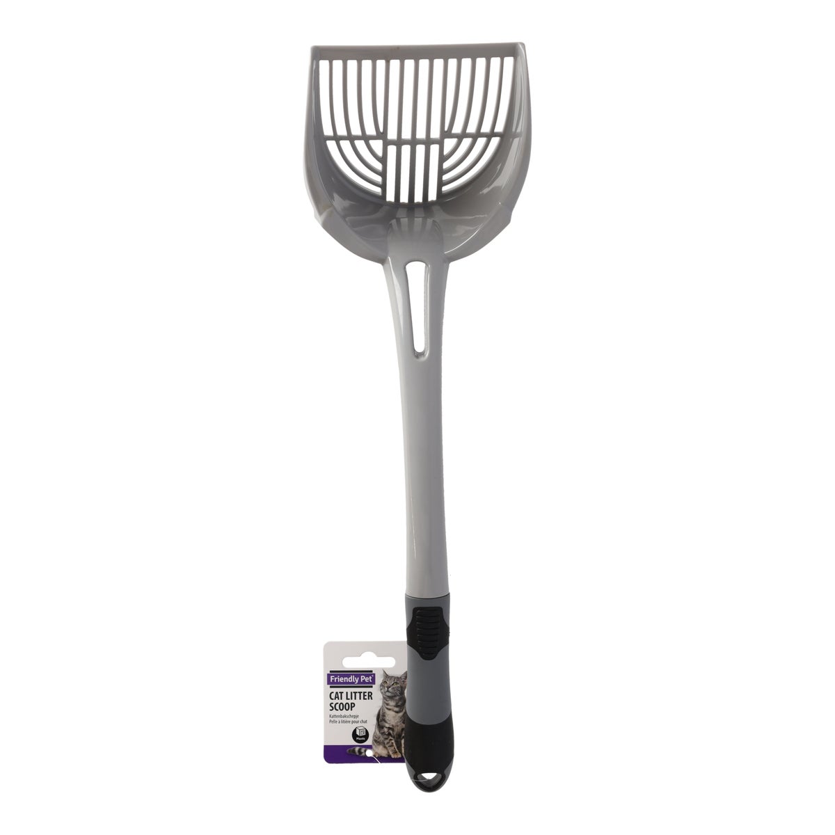 Kattenbakschep Sahara grijs 49cm Kattenbakschep Sahara grijs 49cm