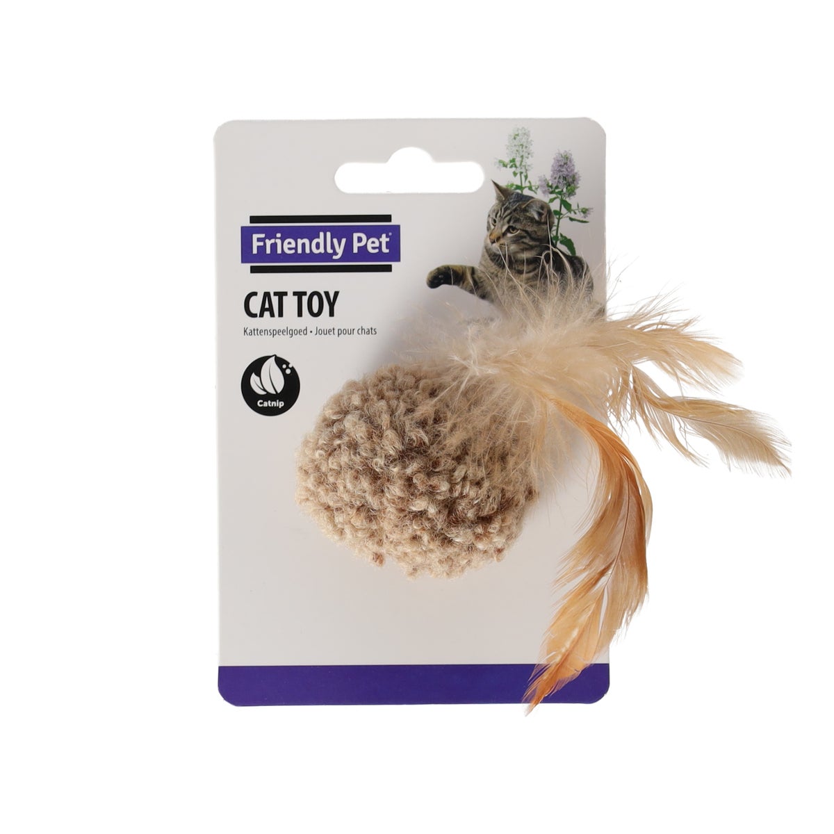 Kattenspeeltje Suava bal 13cm assorti Kattenspeeltje Suava bal 13cm assorti