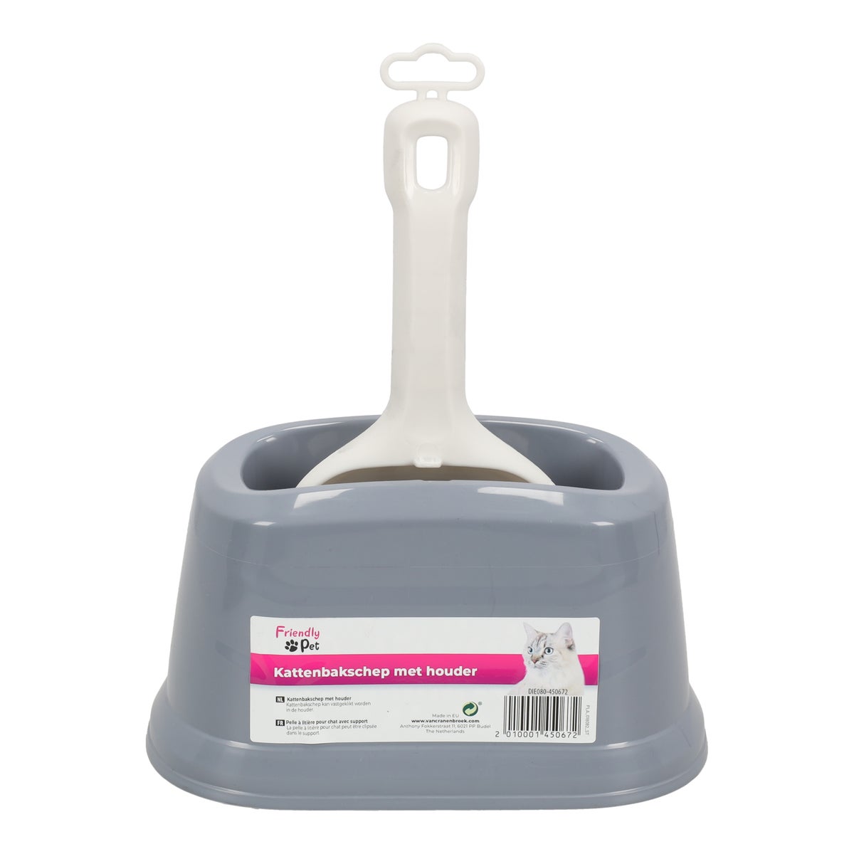 Schep kattenbak + houder 21,5x12x28cm FP Schep kattenbak + houder 21,5x12x28cm FP