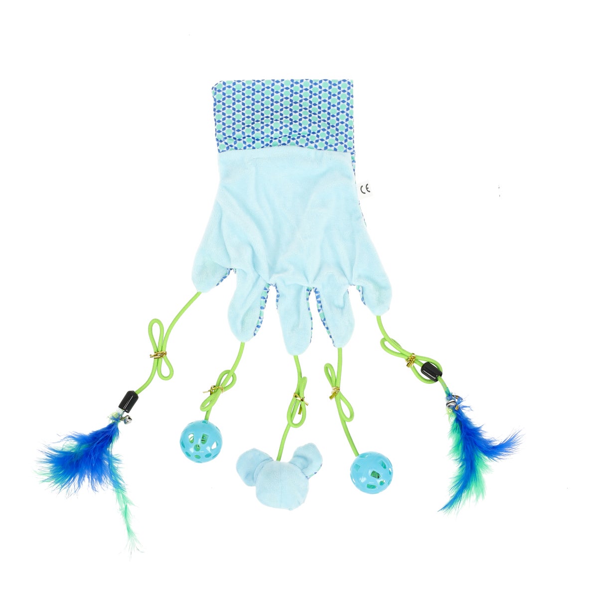 Kattenspeeltje handschoen Marion blauw FP Kattenspeeltje handschoen Marion blauw FP