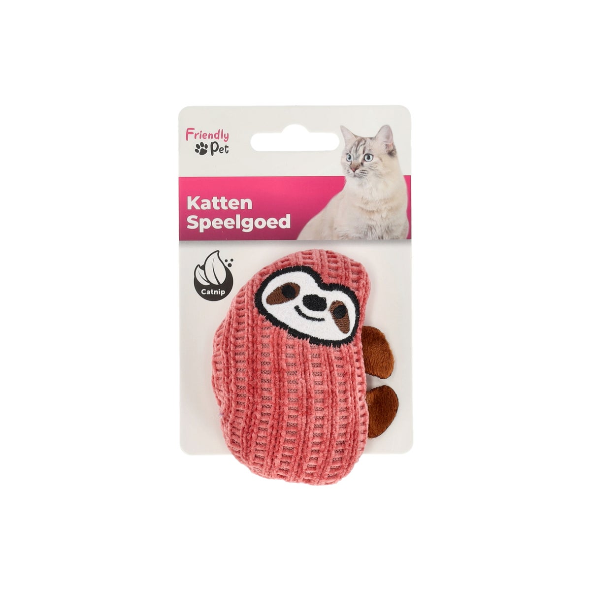 Kattenspeeltje Blaro luiaard rood 7 x 4,5 x 9,2 cm Kattenspeeltje Blaro luiaard rood 7 x 4,5 x 9,2 cm