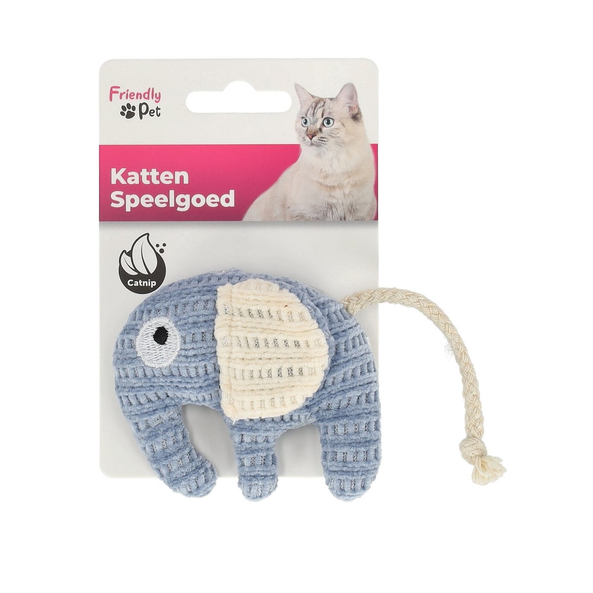 Kattenspeeltje Blaro olifant blauw 8,5 x 5 x 7 cm Kattenspeeltje Blaro olifant blauw 8,5 x 5 x 7 cm