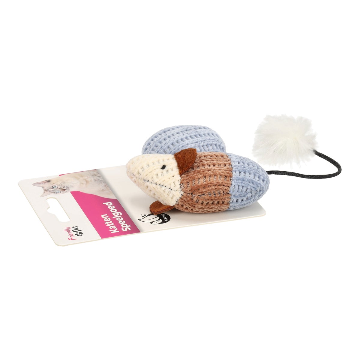 Kattenspeeltje Blaro muis+bal blauw FP Kattenspeeltje Blaro muis+bal blauw FP