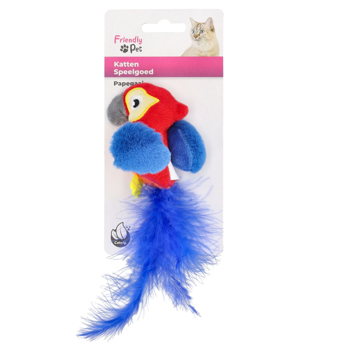 Kattenspeeltje Zingo papegaai 7 x 9 x 15 cm Kattenspeeltje Zingo papegaai 7 x 9 x 15 cm