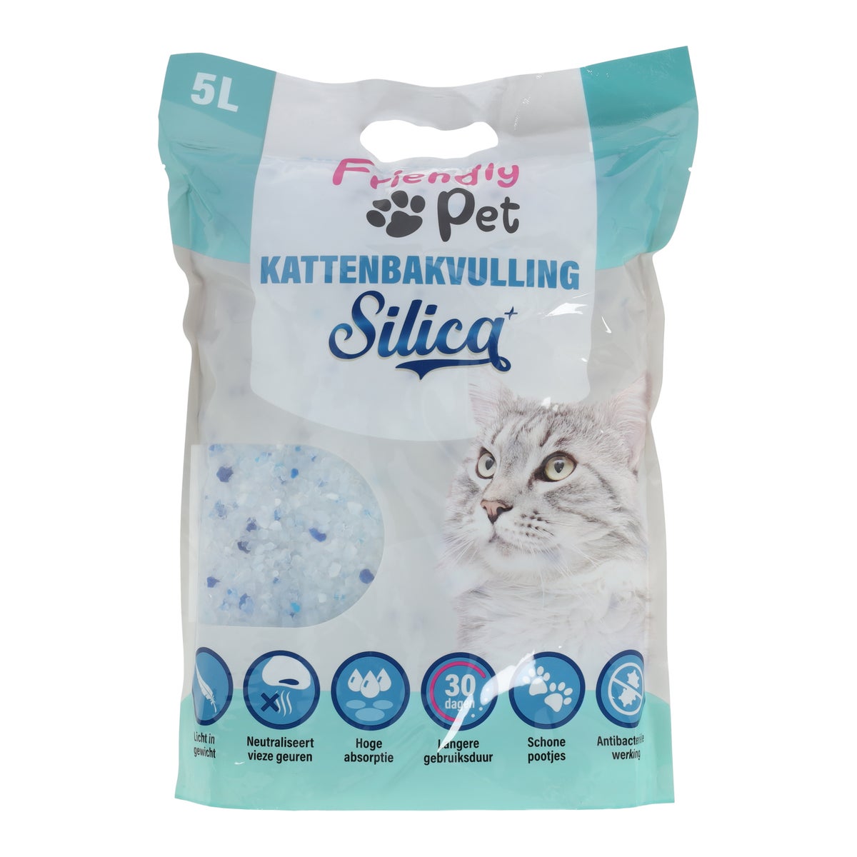 Kattenbakvulling Silica 5L Kattenbakvulling Silica 5L