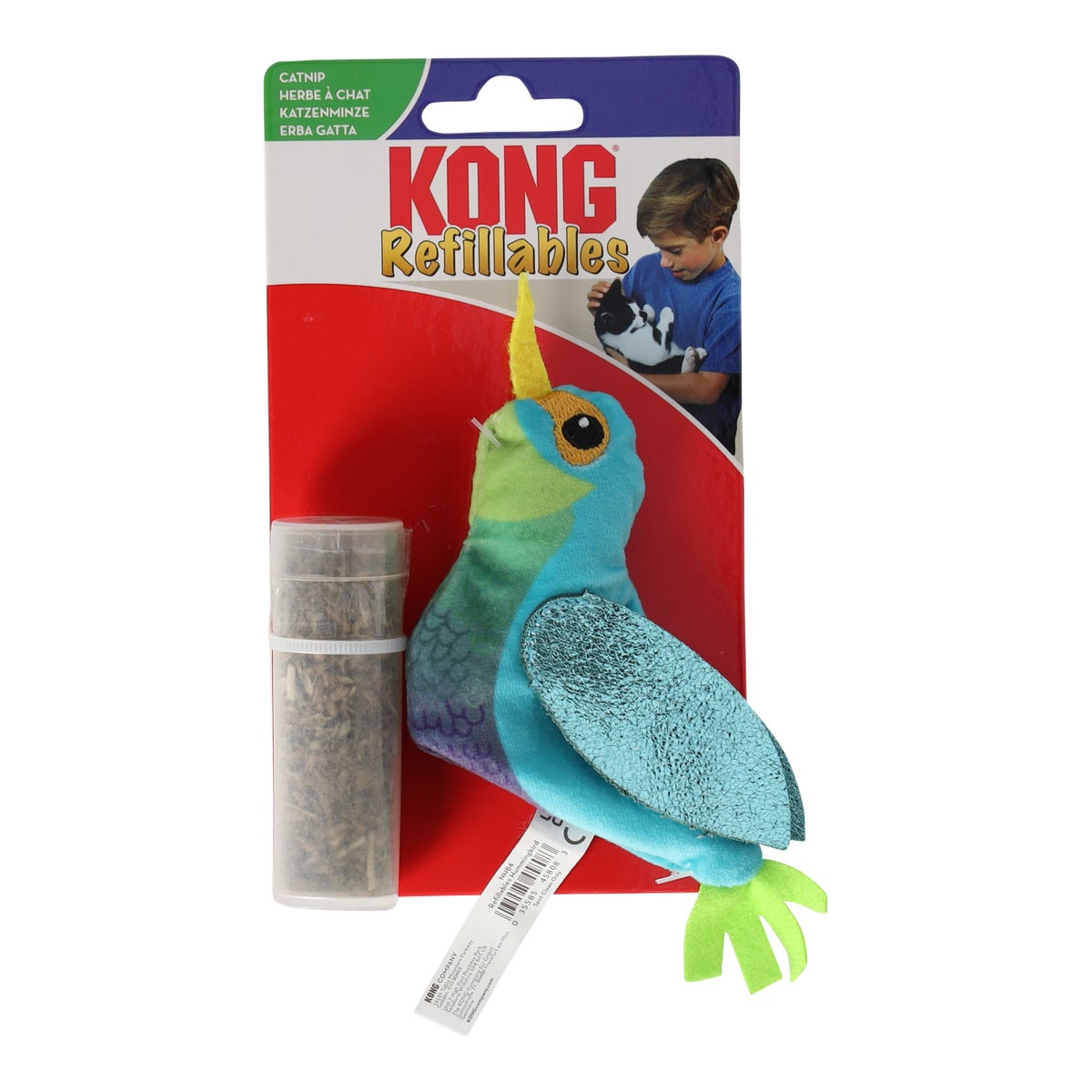 Kattenspeeltje kolibri met catnip Kong Kattenspeeltje kolibri met catnip Kong