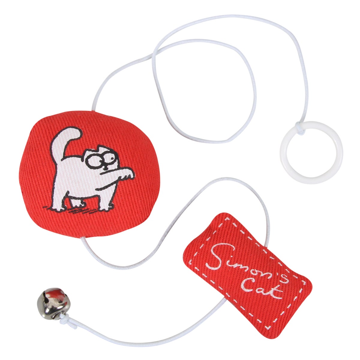 Kattenspeeltje Simons rund rood Kattenspeeltje Simons rund rood