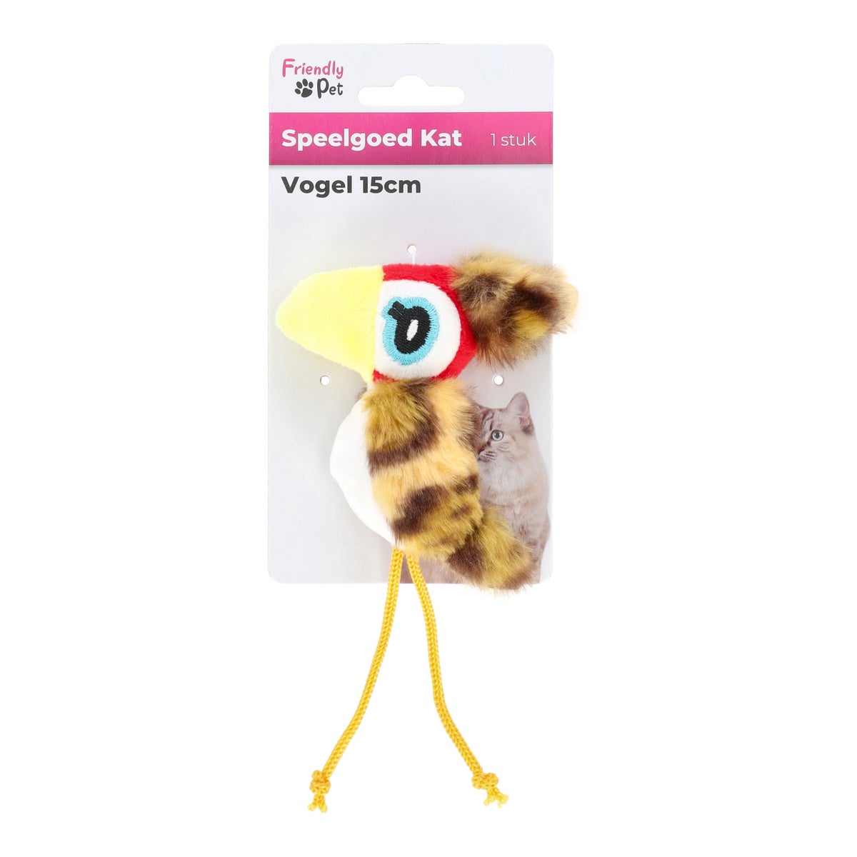 Kattenspeeltje vogel 15 cm Kattenspeeltje vogel 15 cm