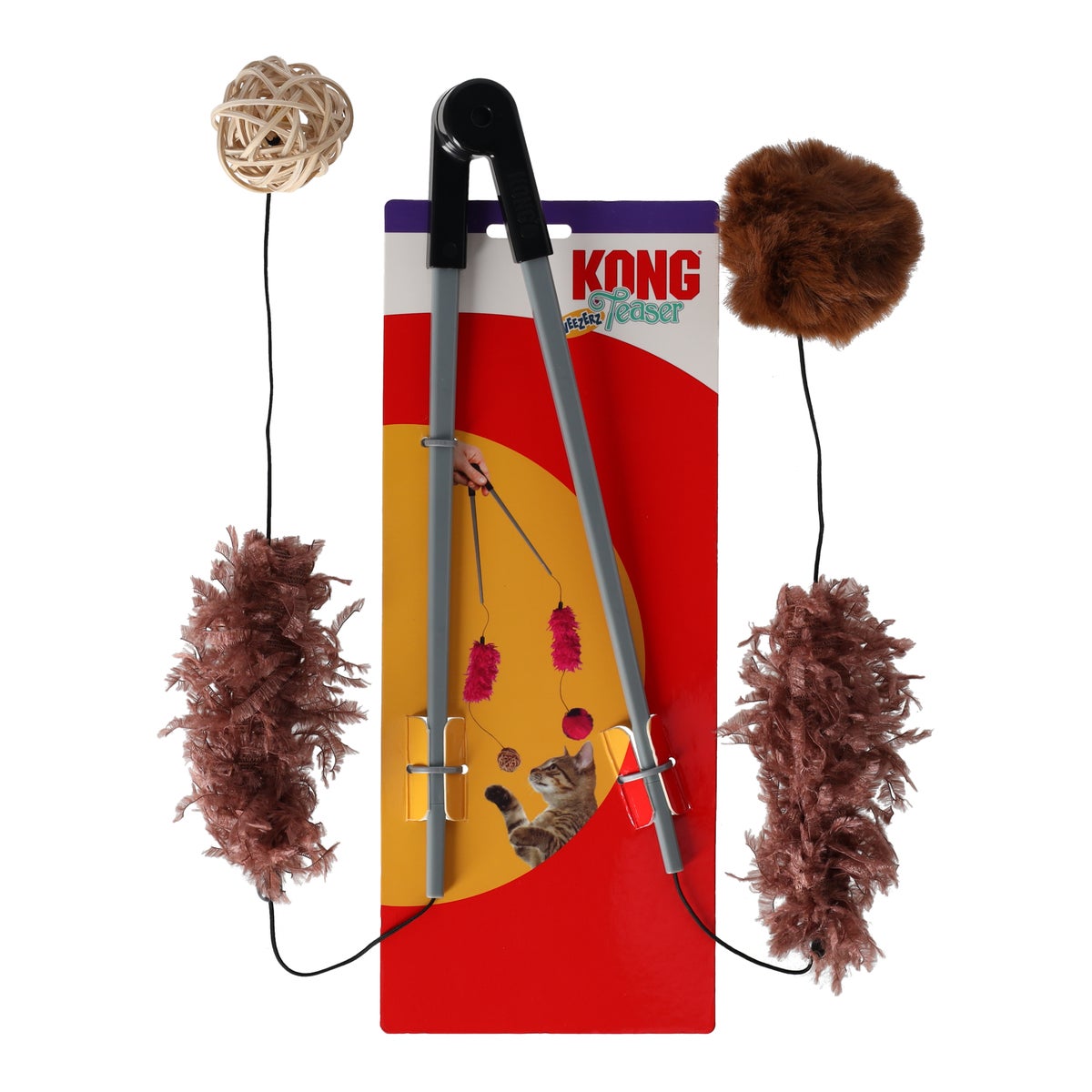 Kattenspeeltje hengel assorti Kong Kattenspeeltje hengel assorti Kong