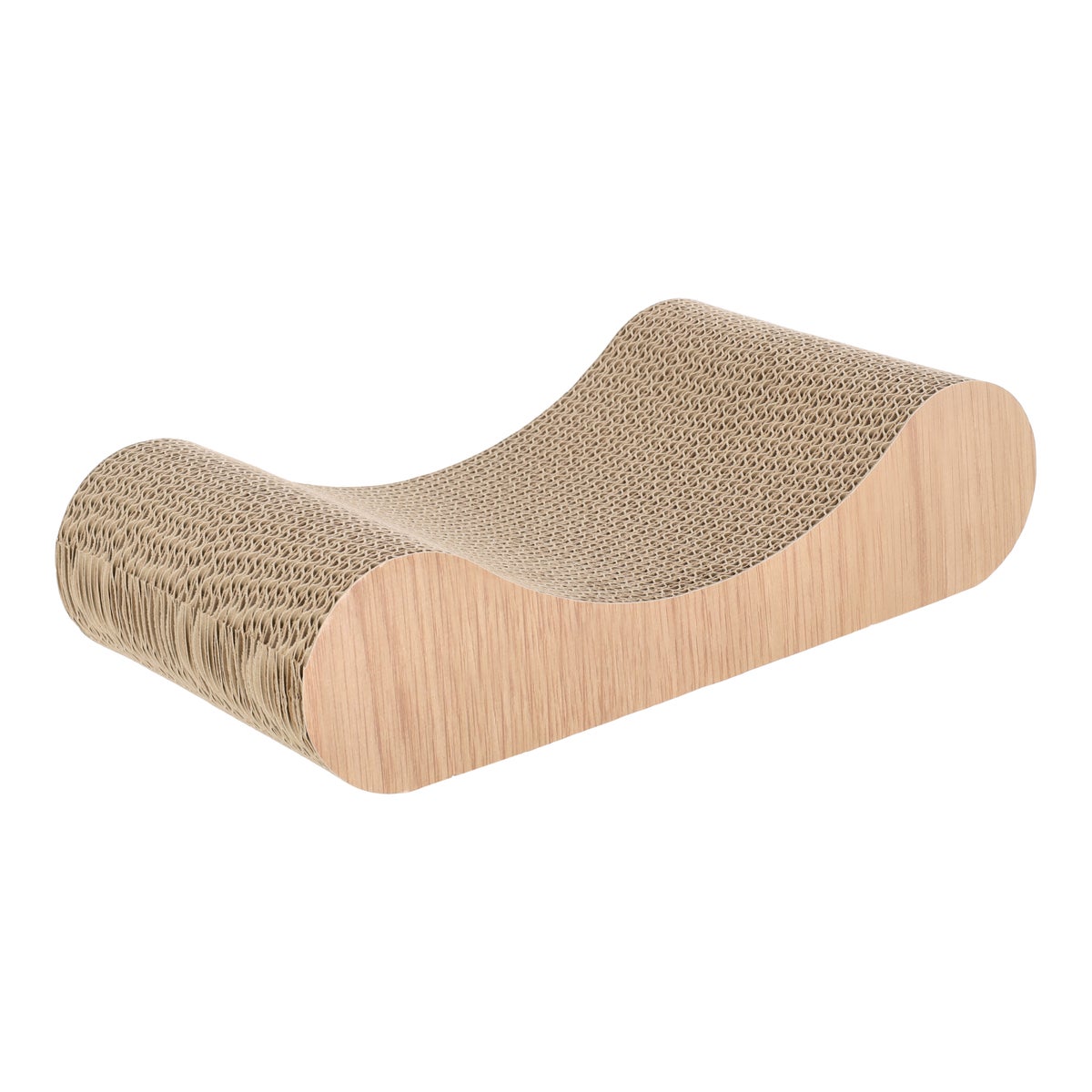 Krabkarton wave bruin 41 x 22 x 10 cm Krabkarton wave bruin 41 x 22 x 10 cm