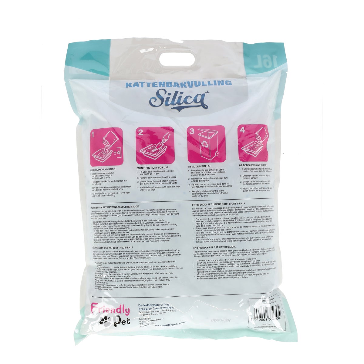 Kattenbakvulling Silica 16L Kattenbakvulling Silica 16L