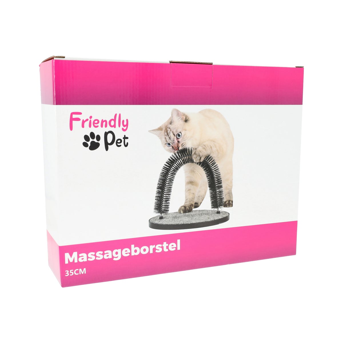 Massageboog borstel kat 35 cm Massageboog borstel kat 35 cm