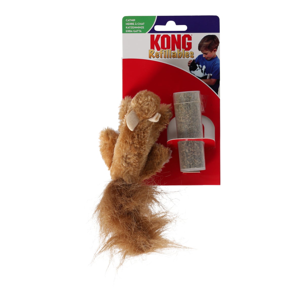 Kattenspeeltje kong catnip eekhoorn Kattenspeeltje kong catnip eekhoorn