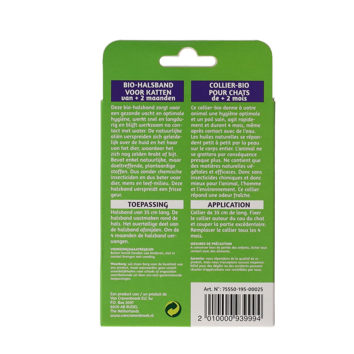 Vlooienband bio kat FP Vlooienband bio kat FP