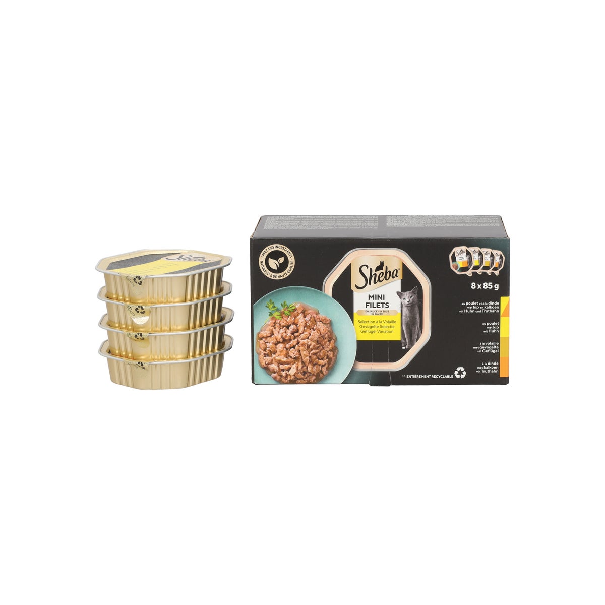 Kattenvoer mini filet 22+10 Sheba Kattenvoer mini filet 22+10 Sheba