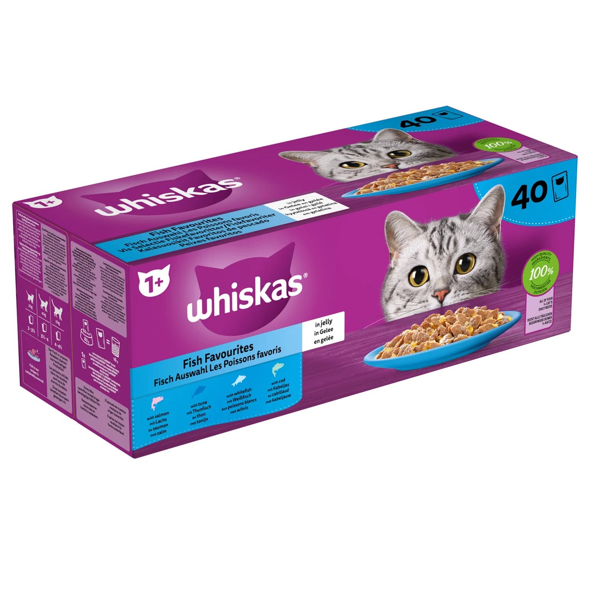 Whiskas 7+ natvoer senior 40 stuks Whiskas 7+ natvoer senior 40 stuks