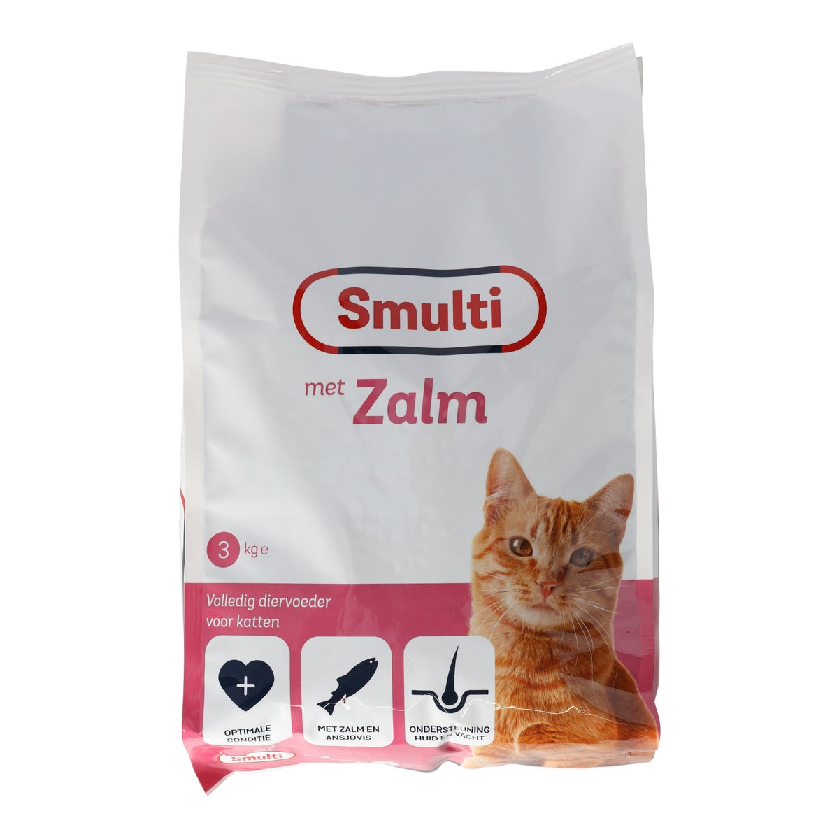 Voer kat adult zalm 3kg Smulti Voer kat adult zalm 3kg Smulti