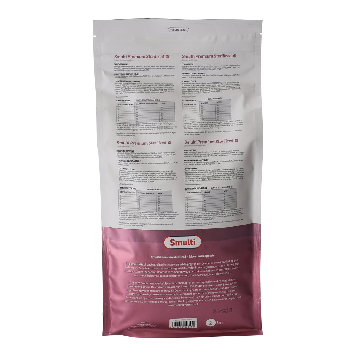 Voer kat Premium Sterilized 2 kg Voer kat Premium Sterilized 2 kg
