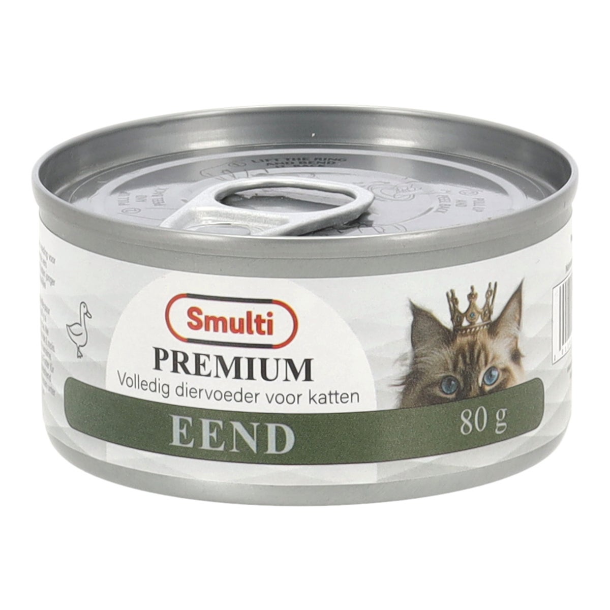 Natvoer kat slices eend 80 g Natvoer kat slices eend 80 g