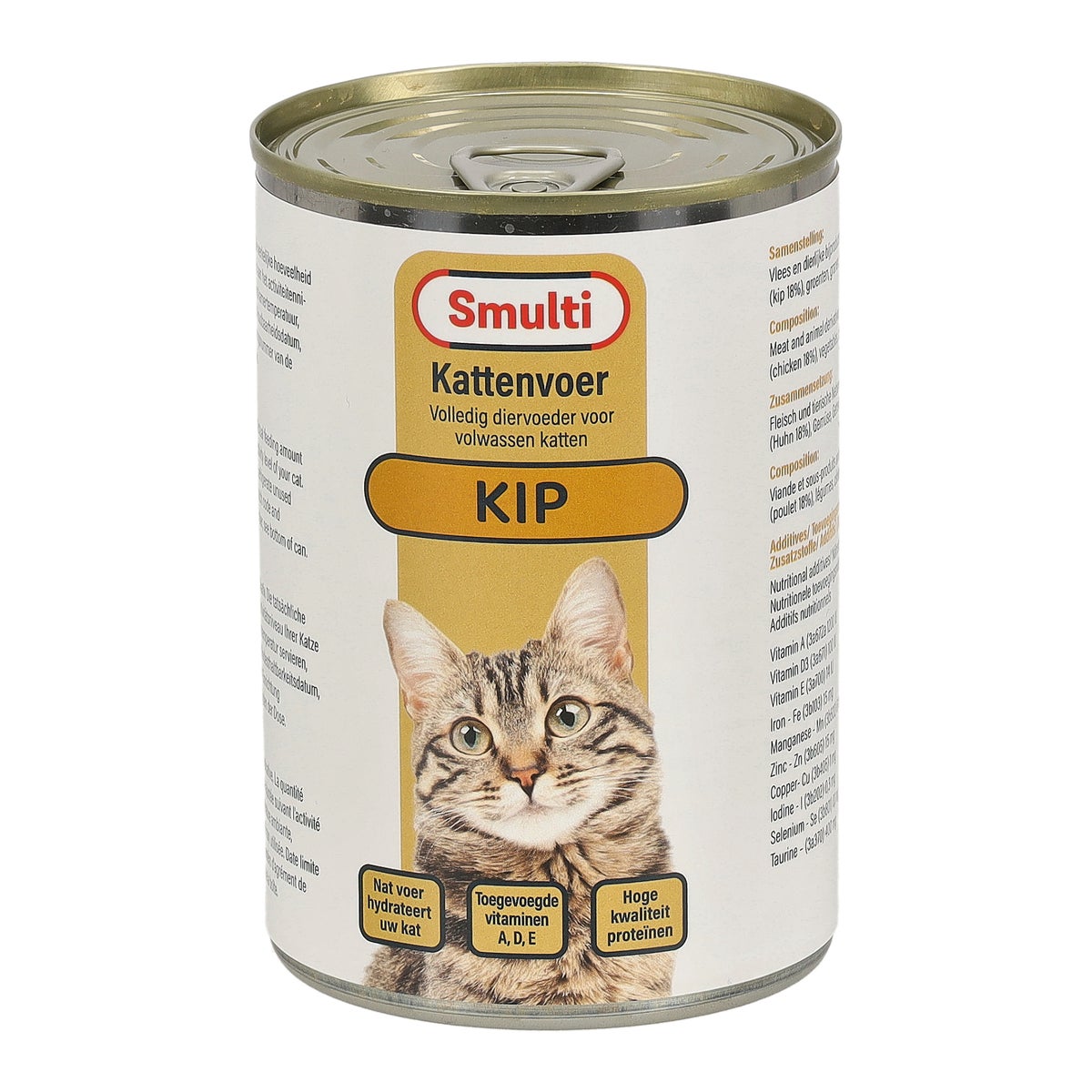 Kattenvoer Blik 410 gram Kip Smulti Kattenvoer Blik 410 gram Kip Smulti