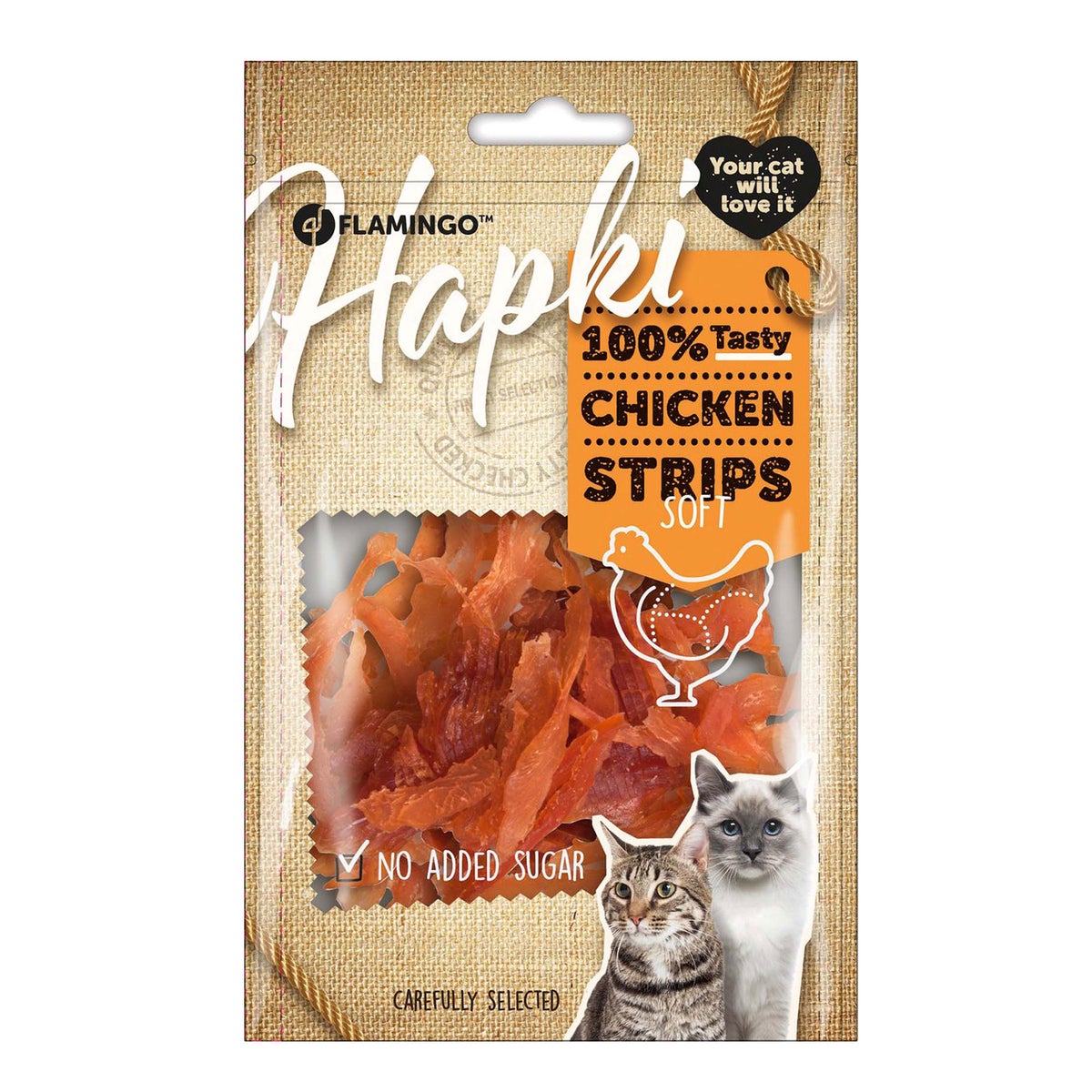 Kattensnack kip soft strip 85 g Kattensnack kip soft strip 85 g