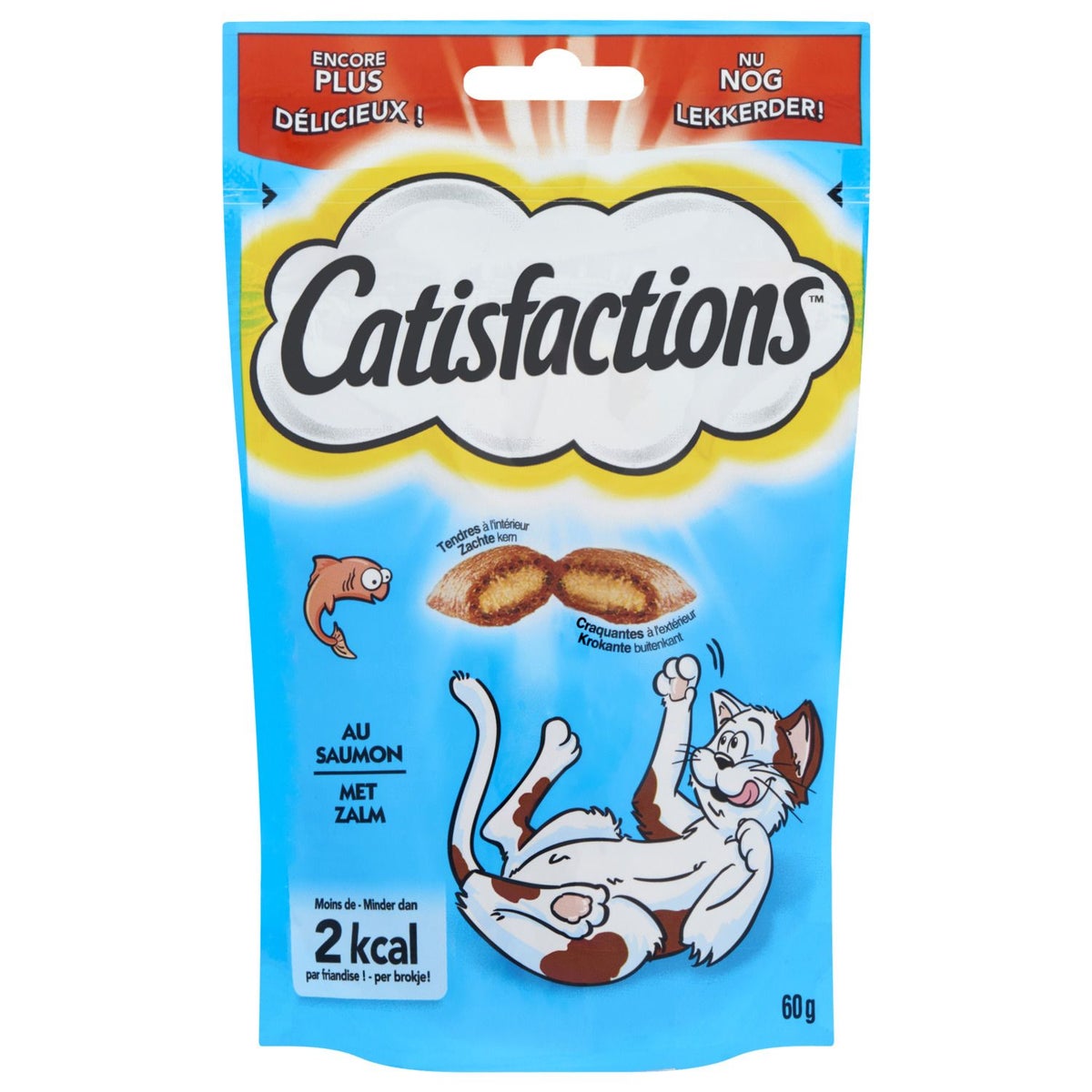 Kattensnack zalm 60 g Catisfactions Kattensnack zalm 60 g Catisfactions