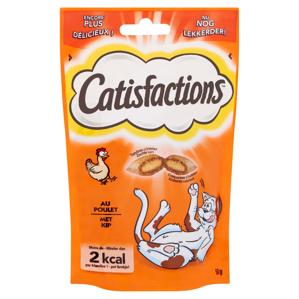 Kattensnack kip 60 g Catisfactions Kattensnack kip 60 g Catisfactions