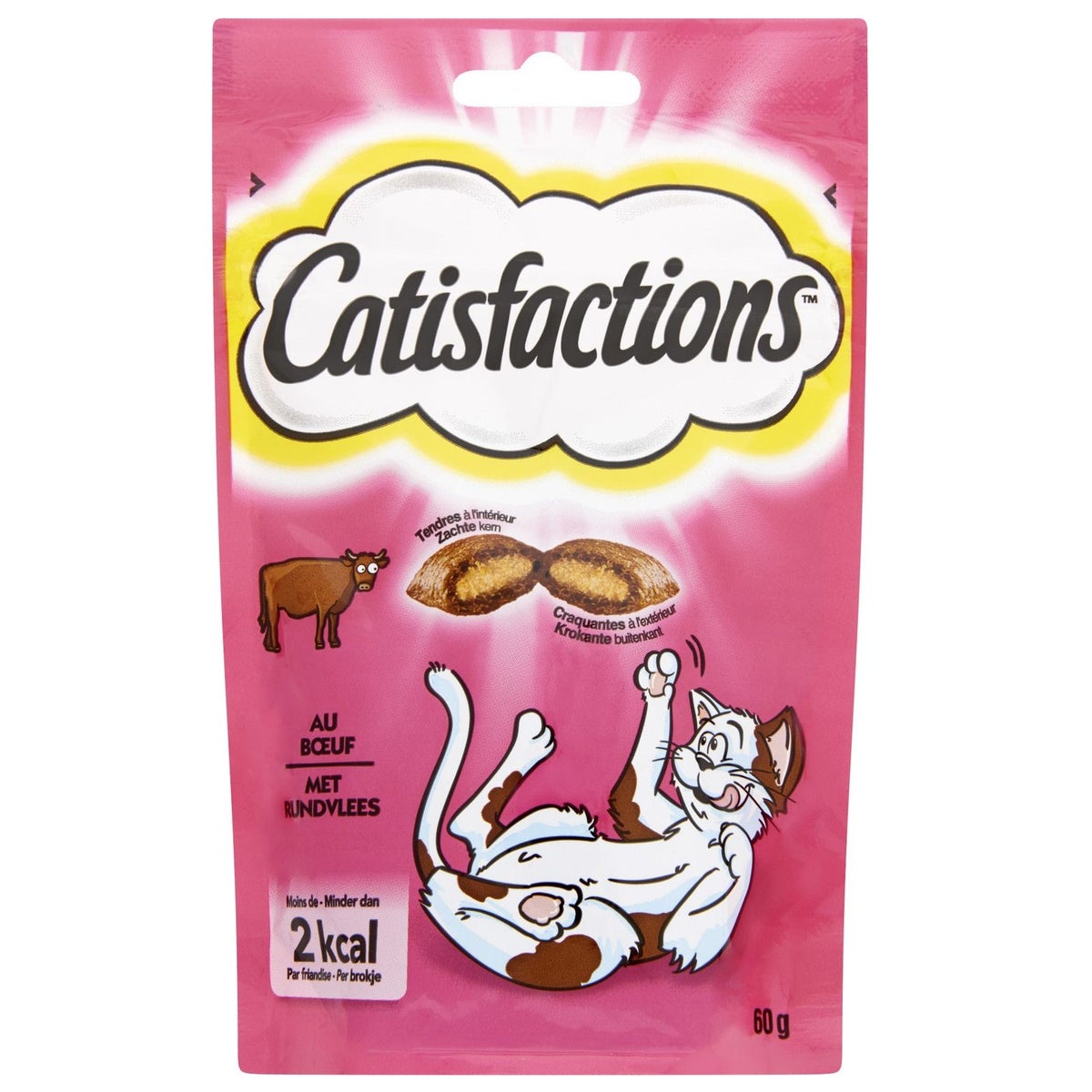 Kattensnack rund 60 g Catisfactions Kattensnack rund 60 g Catisfactions