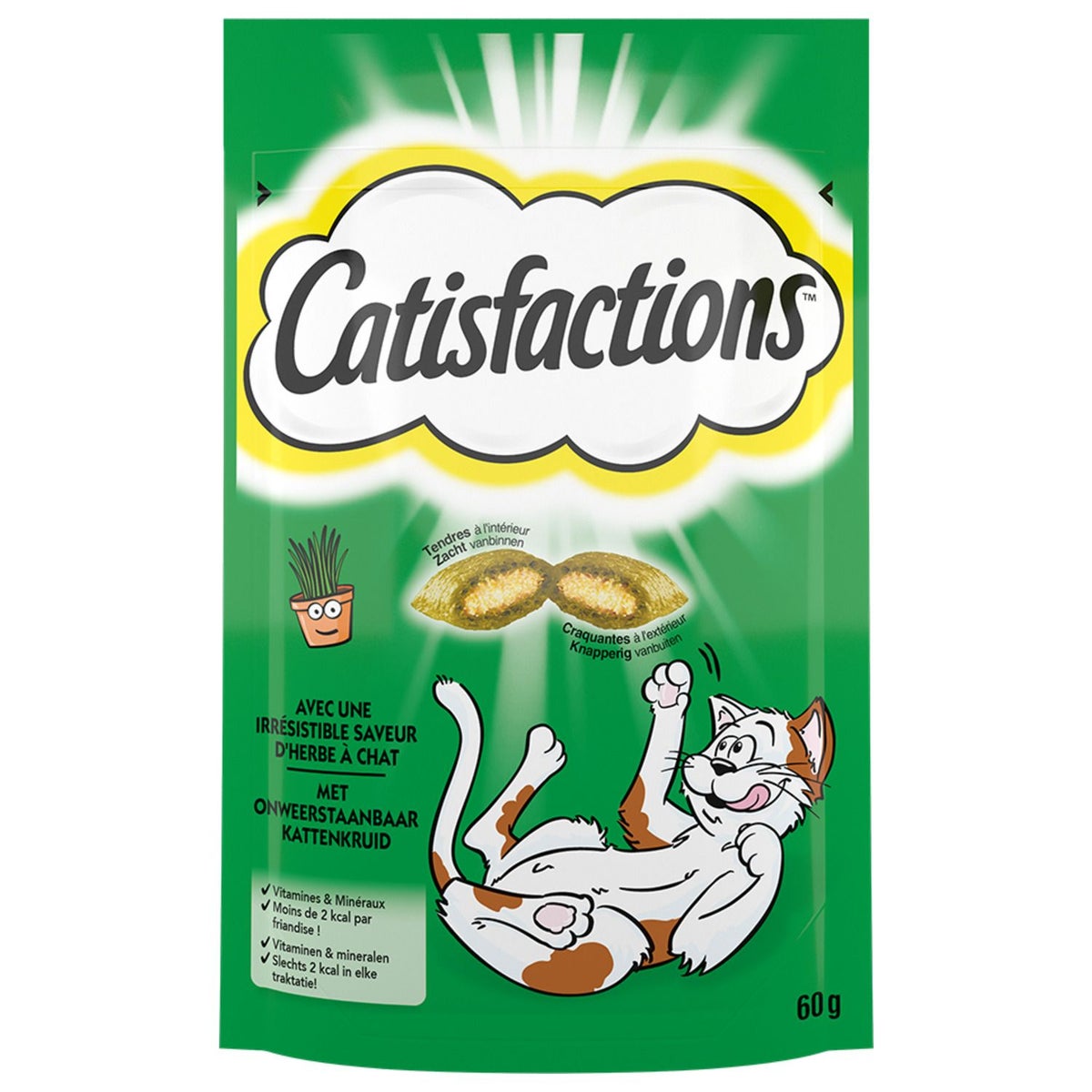 Kattensnack catnip 60 g Catisfactions Kattensnack catnip 60 g Catisfactions
