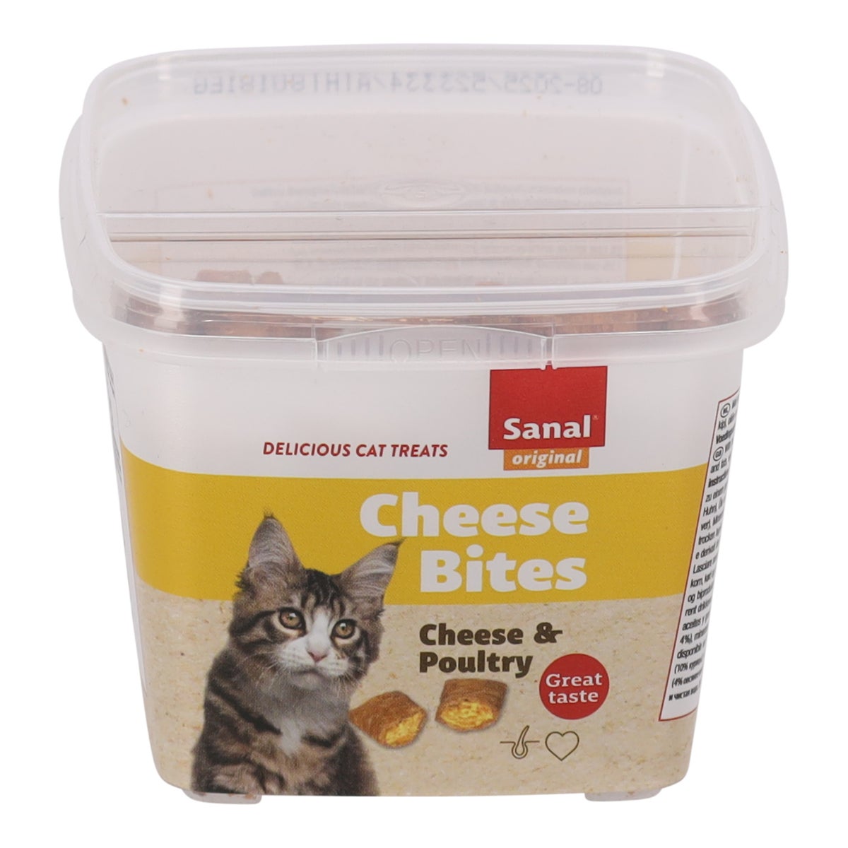 Kattensnack cheese bites 75g Sanal Kattensnack cheese bites 75g Sanal