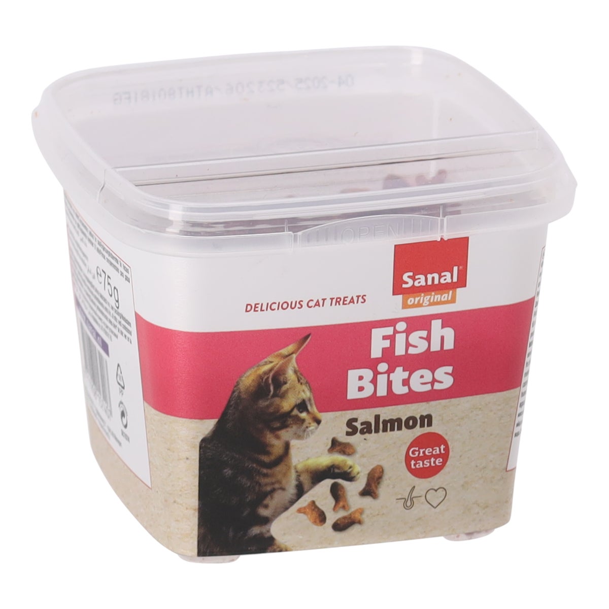 Kattensnack fish bites 75 g Sanal Kattensnack fish bites 75 g Sanal