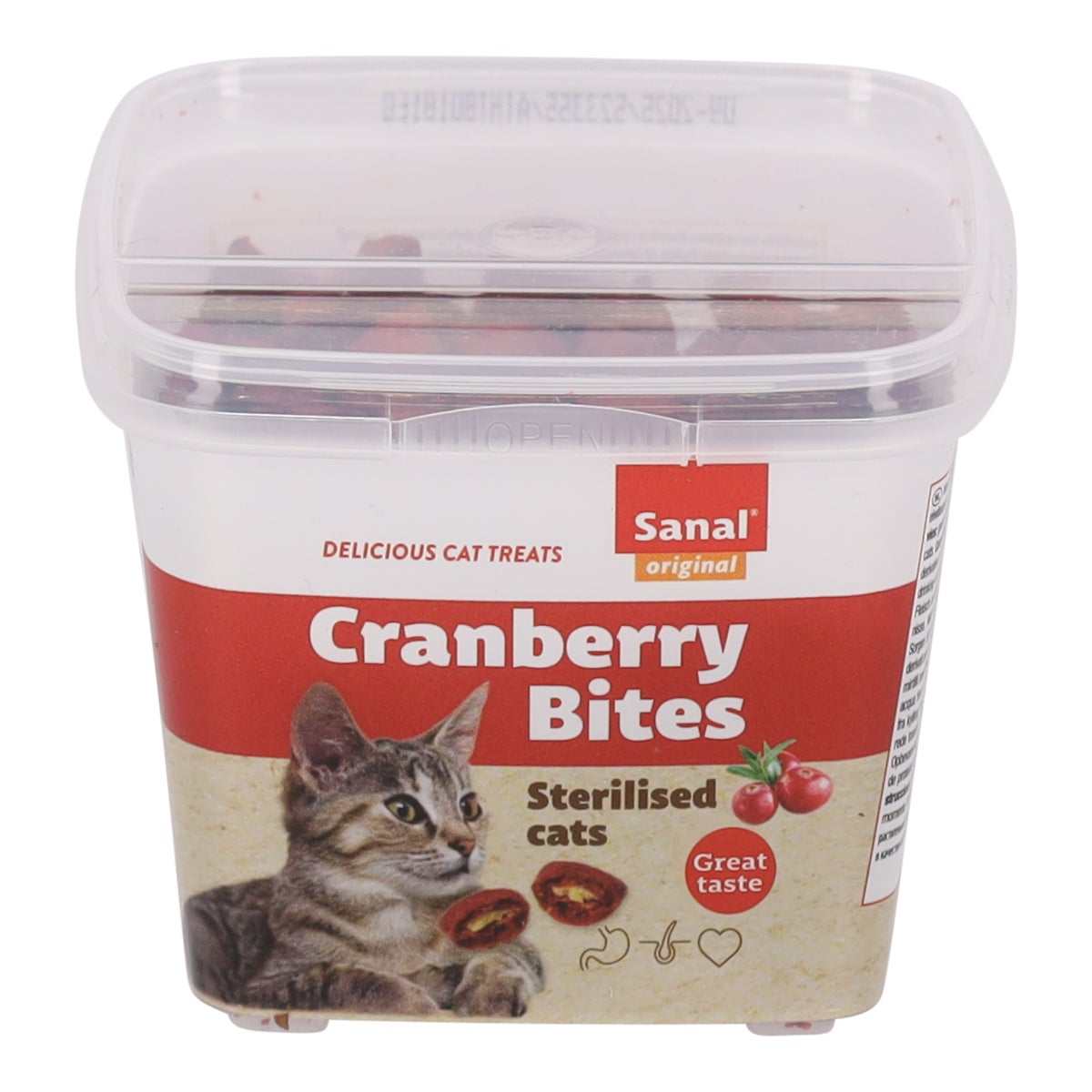 Kattensnack cranberry bites 75 g Sanal Kattensnack cranberry bites 75 g Sanal