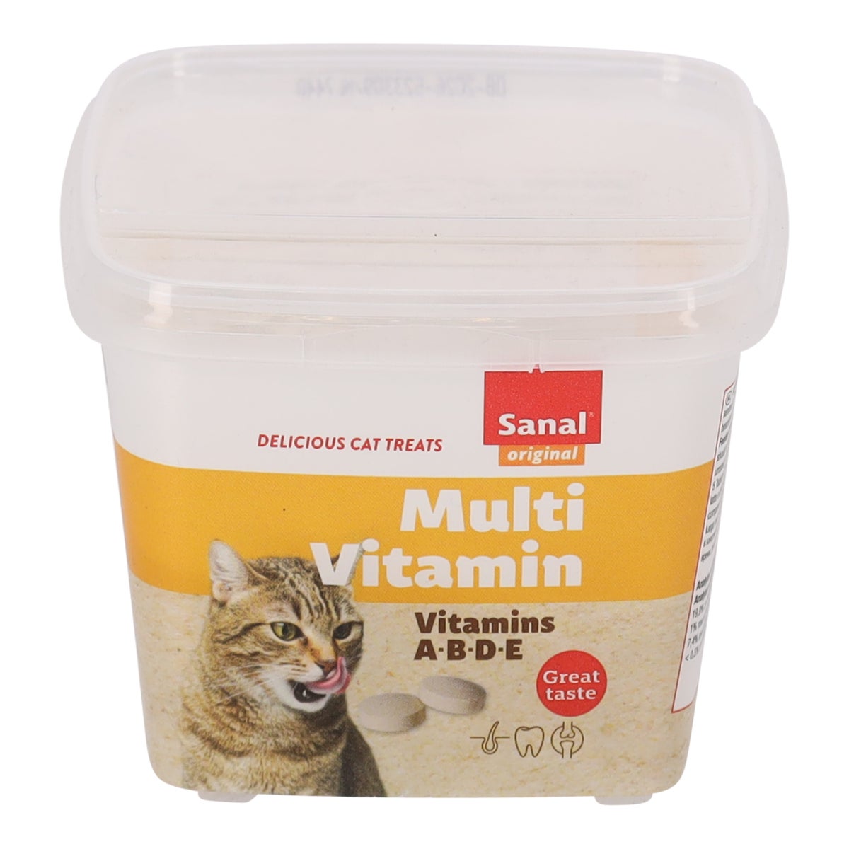 Kattensnack multi vitamin bites 100g Sanal Kattensnack multi vitamin bites 100g Sanal