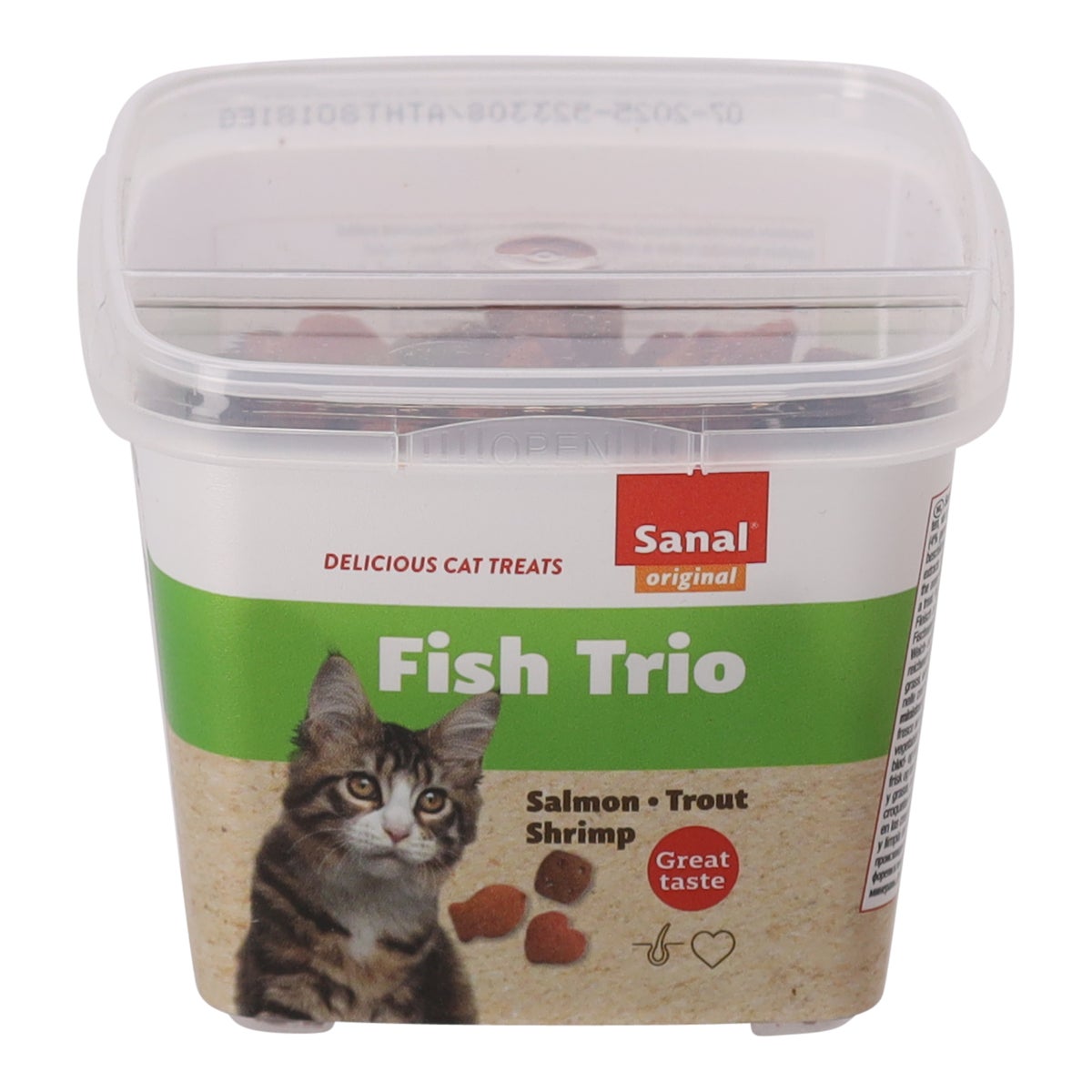 Kattensnack fish trio 75 g Sanal Kattensnack fish trio 75 g Sanal