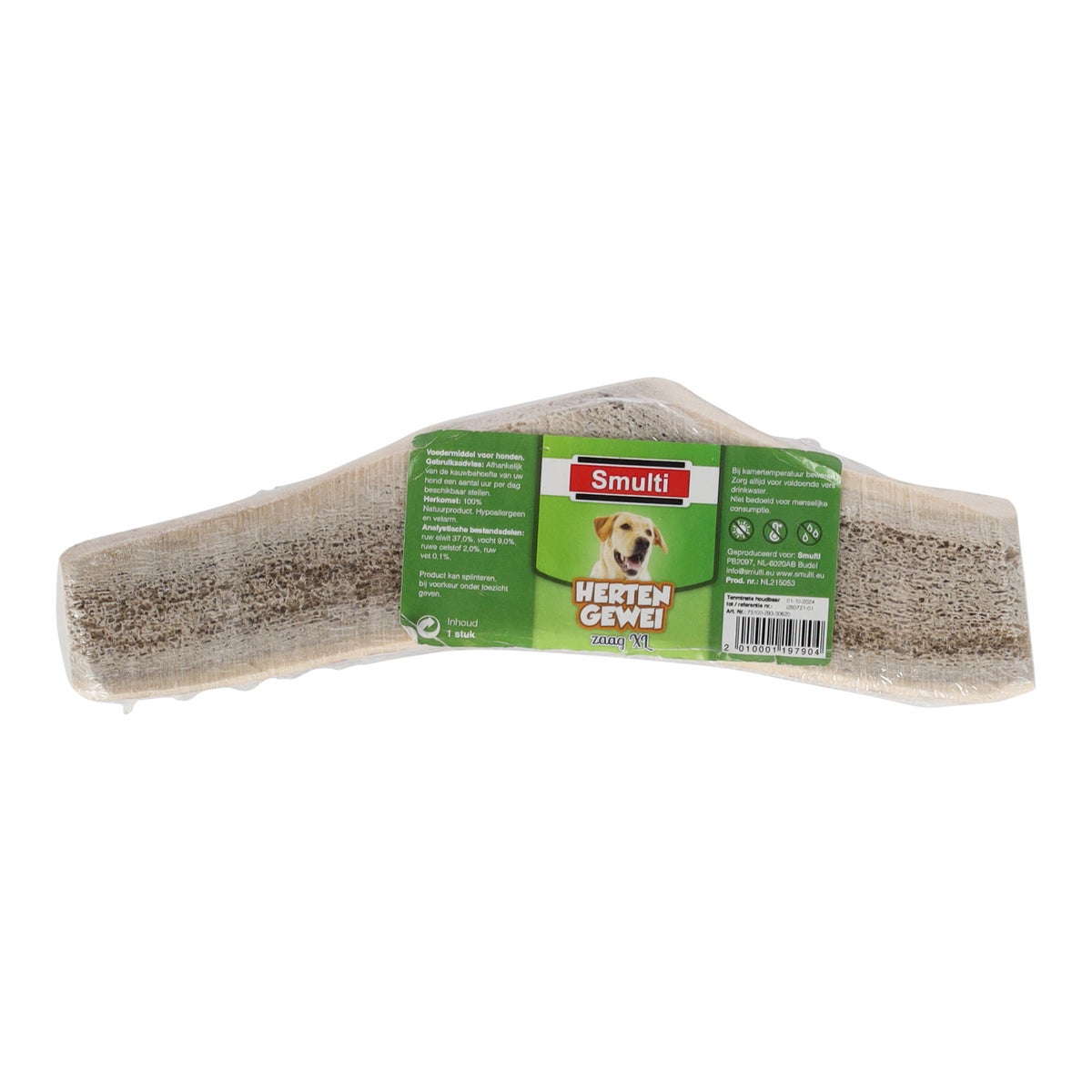 Hondensnack hertengewei zaag XL Hondensnack hertengewei zaag XL