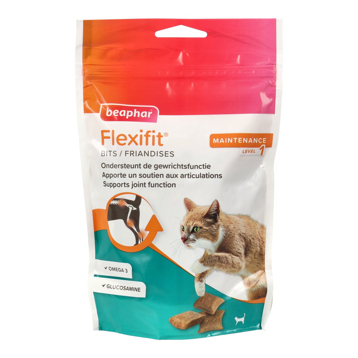 Kattensnack Flexifit bits 150 g Beaphar Kattensnack Flexifit bits 150 g Beaphar