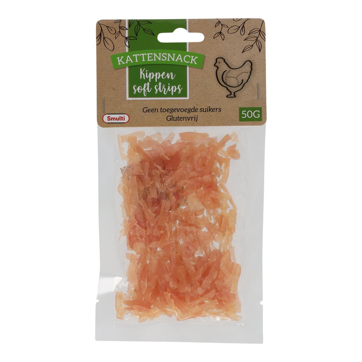 Kattensnack kip soft strips 50 g Kattensnack kip soft strips 50 g