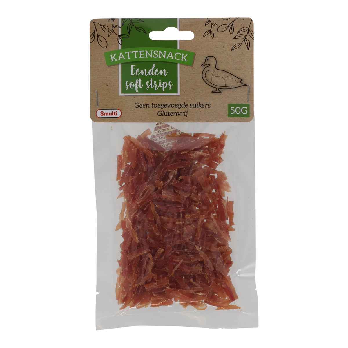Snack kat eend soft strips 50G Snack kat eend soft strips 50G