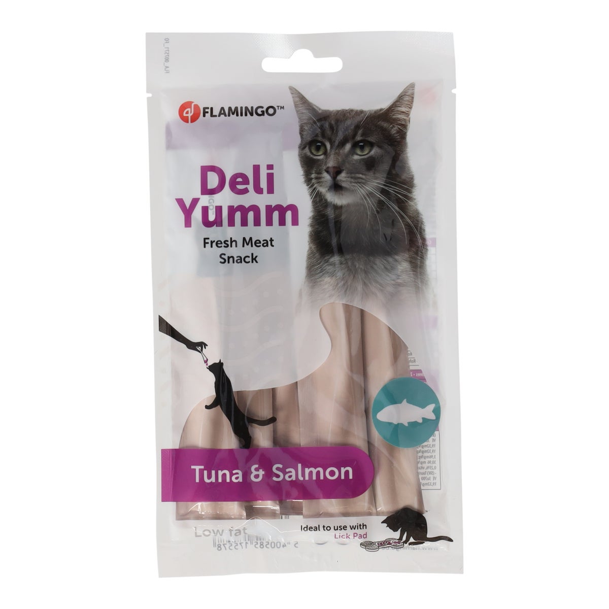 Kattensnack pasta tonijn en zalm 14 g Smulti Kattensnack pasta tonijn en zalm 14 g Smulti