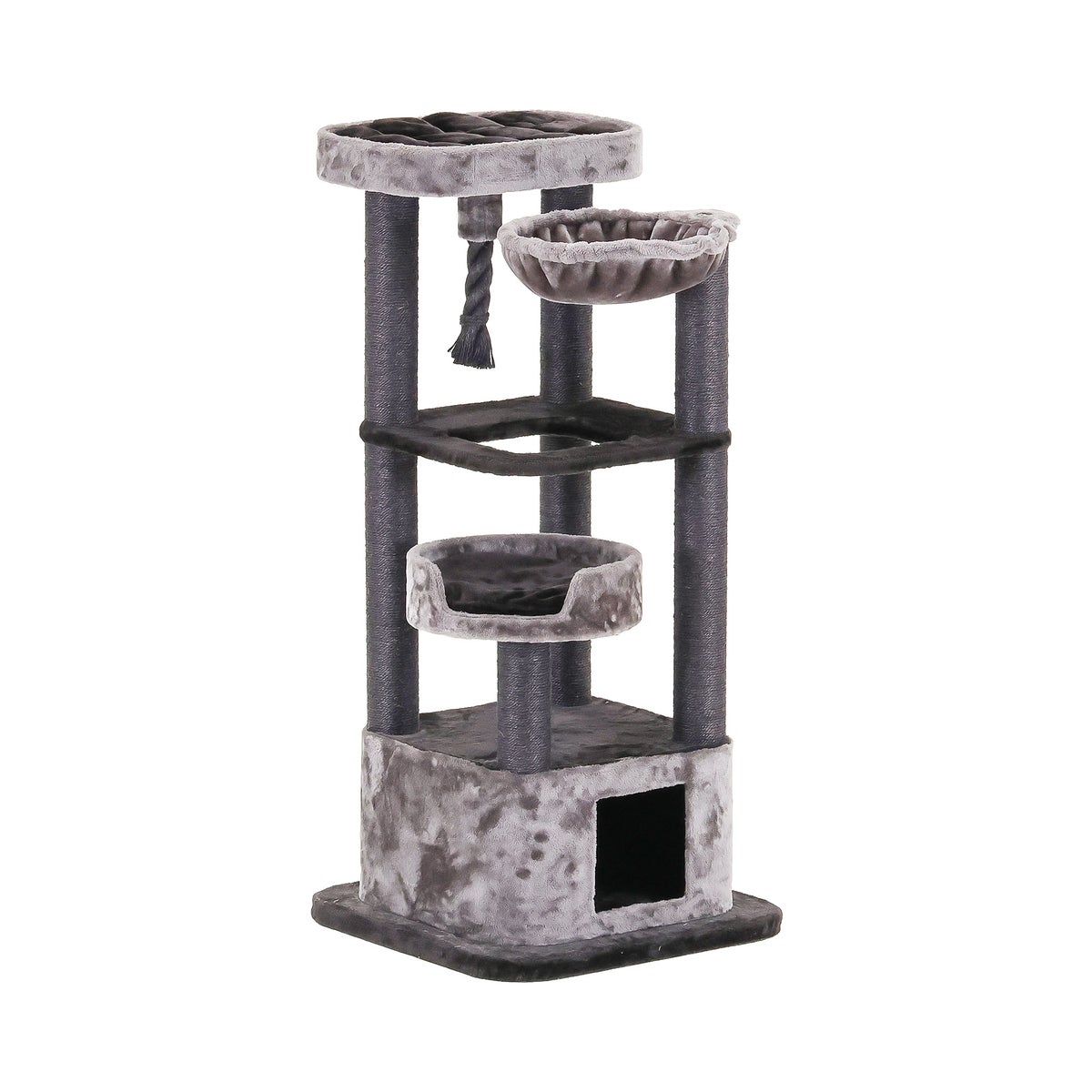 Krabpaal Tiger 120 cm antraciet Krabpaal Tiger 120 cm antraciet