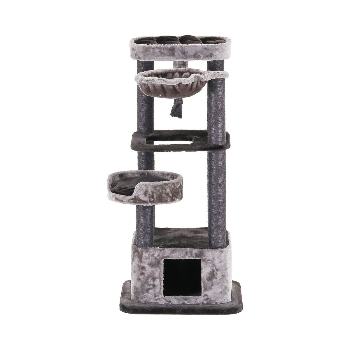 Krabpaal Tiger 120 cm antraciet Krabpaal Tiger 120 cm antraciet