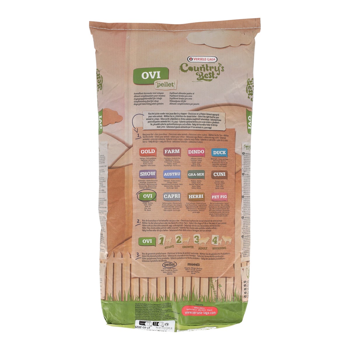 Ovi allround 3 pellet 20 kg Country's Best Ovi allround 3 pellet 20 kg Country's Best
